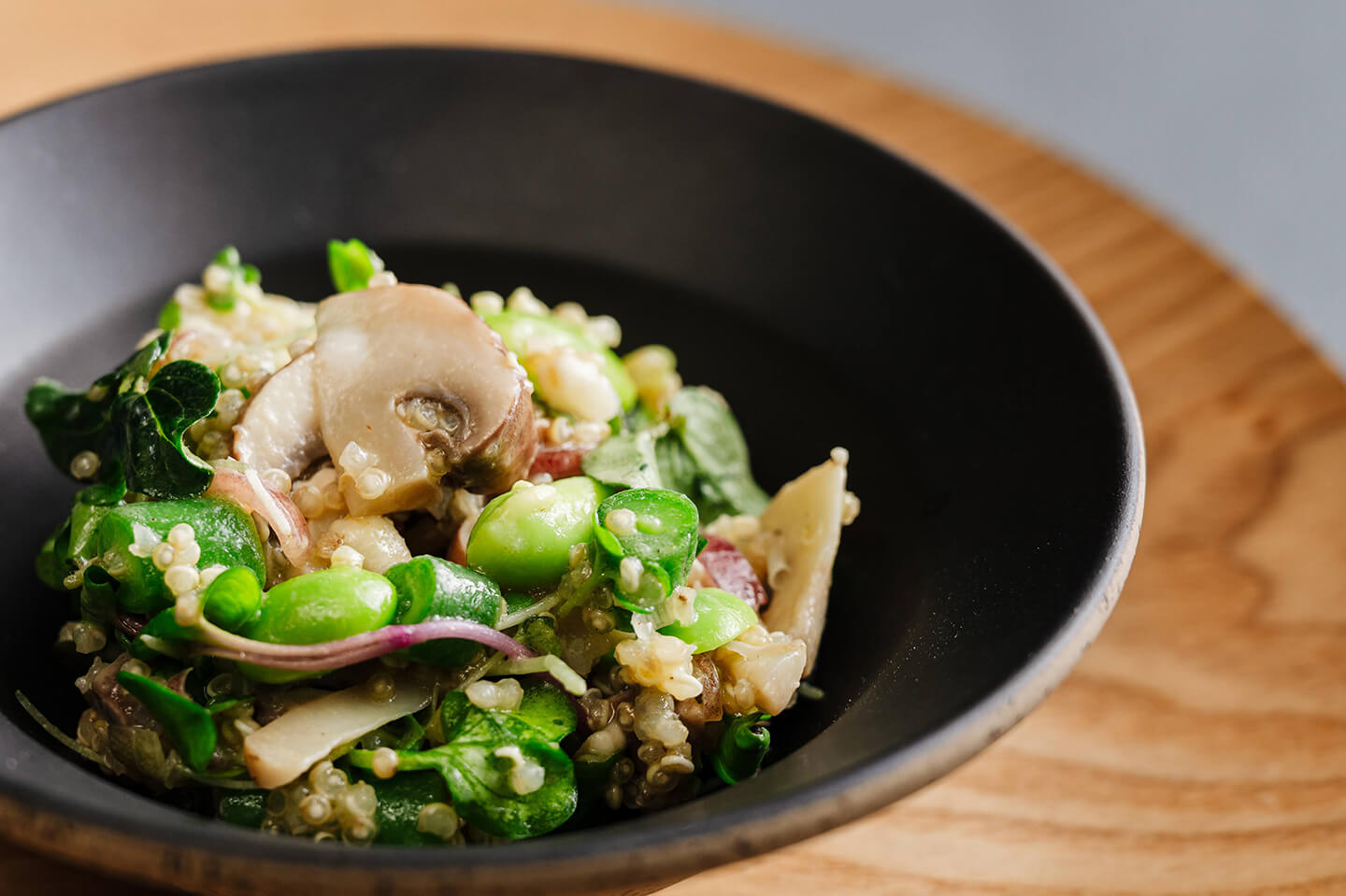 マッシュルームとキヌアのタブレ02